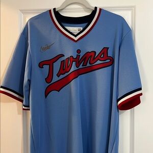 Minnesota Twins Nike Cooperstown Collection- Blue and Red Jersey